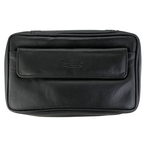 Pfeifentasche 4er Formula Leder schwarz
