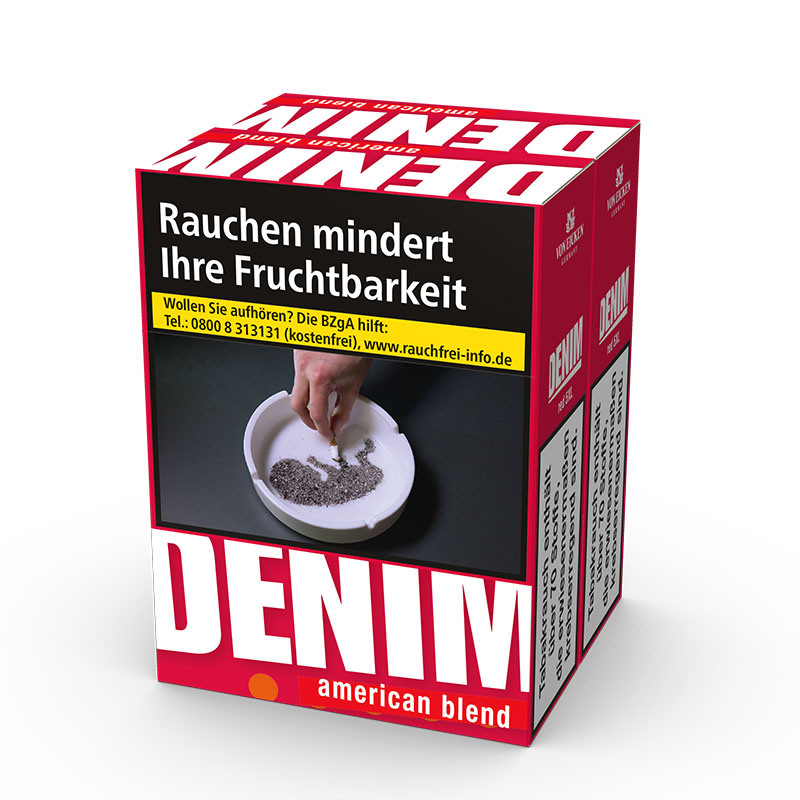 Denim Red 5XL Zigaretten Schachtel