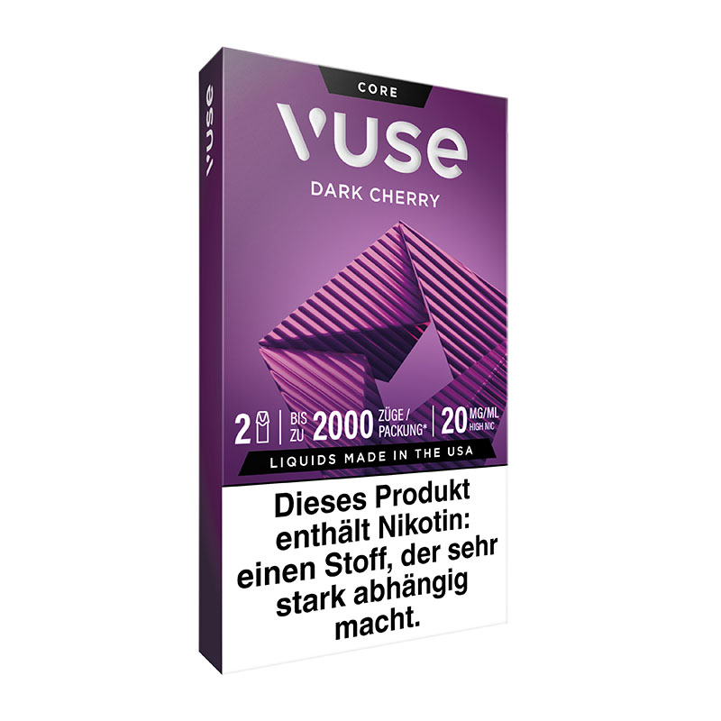 Vuse Dark Cherry 20mg Prefilled Pods Side