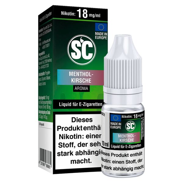 SC Menthol Kirsche 18mg Nikotinsalz Liquid