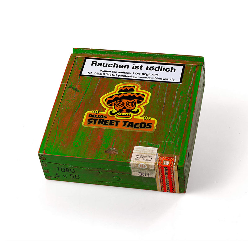 Rojas Street Tacos Barbacoa Toro Zigarren Kiste