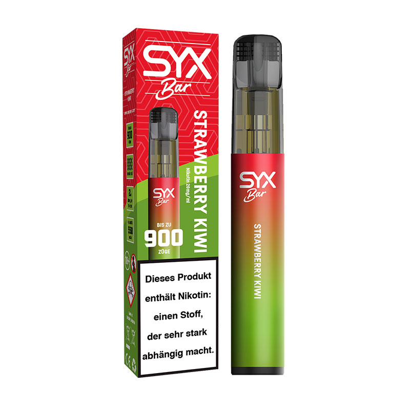 Syx Bar Strawberry Kiwi 20mg Einweg E-Zigarette