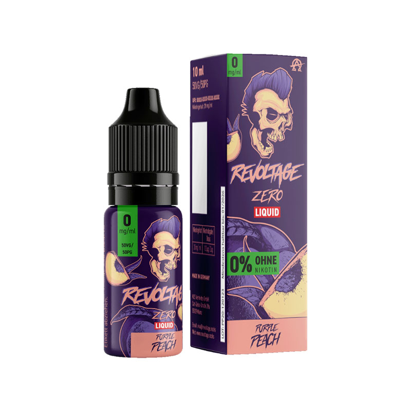 Revoltage Hybrid Nikotinsalz Liquid Purple Peach 0mg