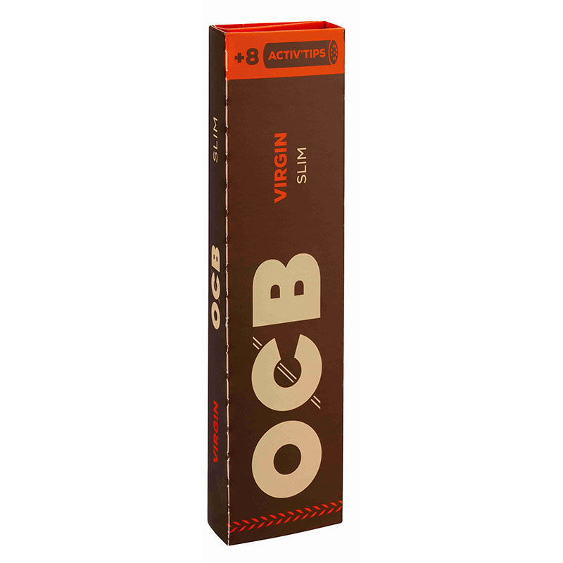 OCB Unbleached Slim Virgin + Active Tips