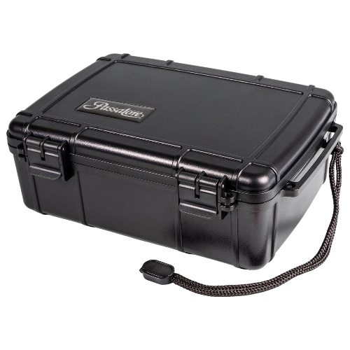 Humidor Passatore Cigar Case Acryl schwarz Medium