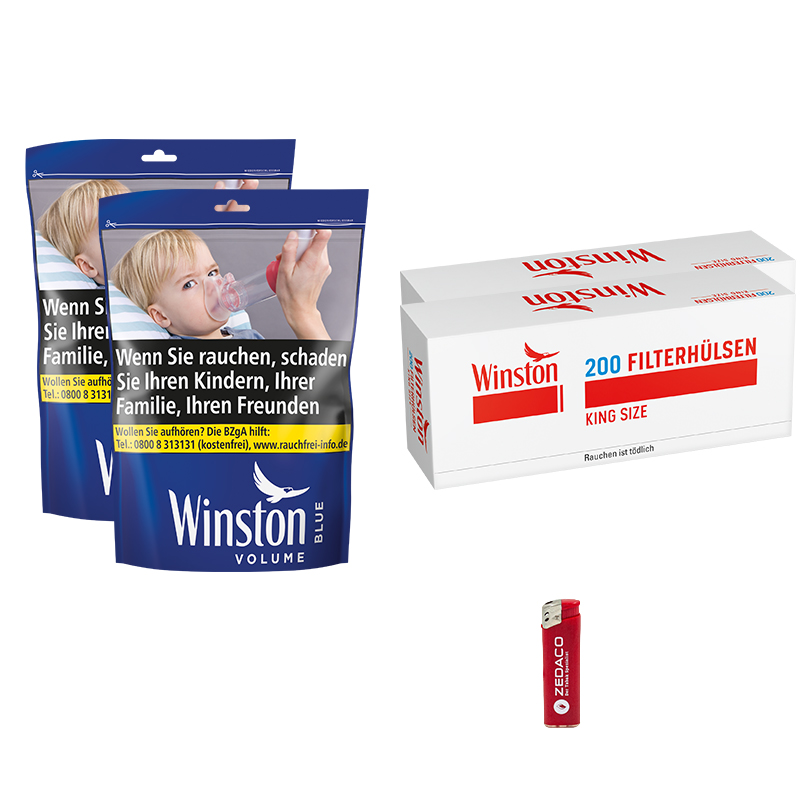 Winston Volumentabak Blue Bag Aktion Small