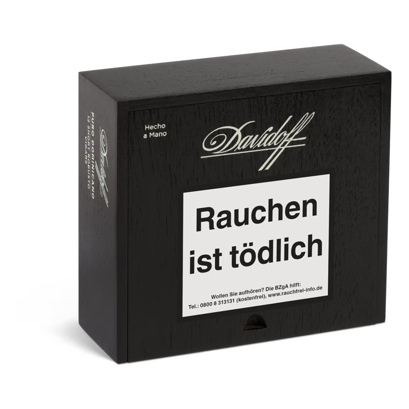 Davidoff Puro Dominicano Short Robusto Zigarren Kiste