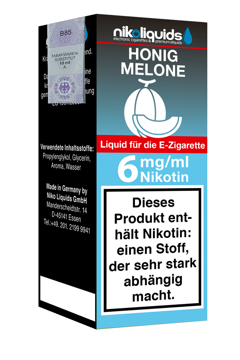 E-Liquid Nikoliquids Honigmelone 6 mg 70 Pg 30 Vg