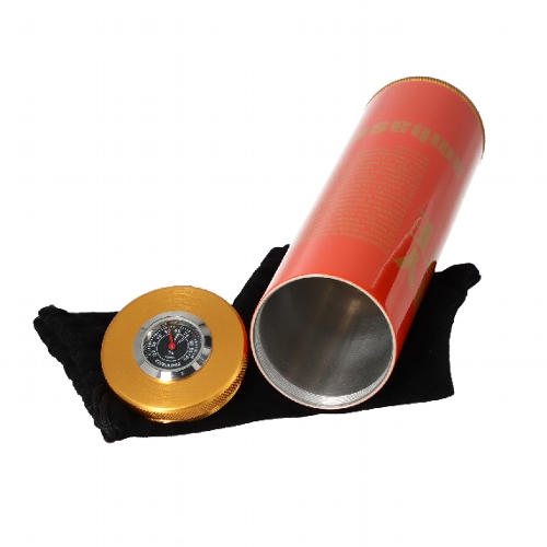 Angelo Reisehumidor Orange Gold offen