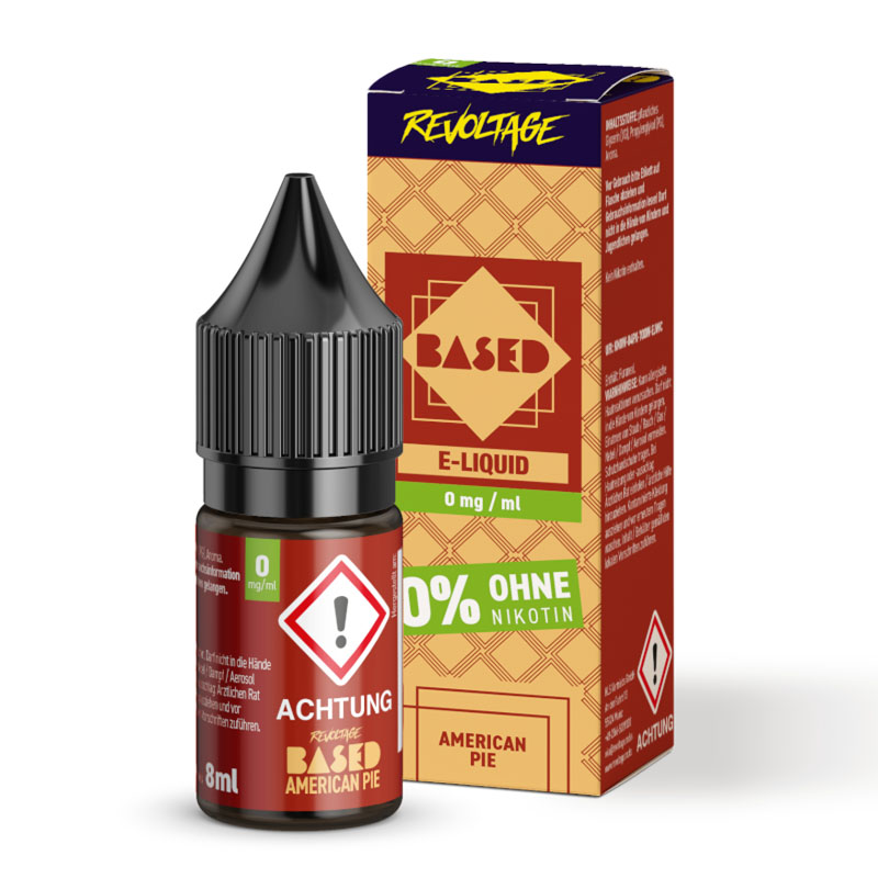 Revoltage Hybrid Based American Pie 0mg Nikotinsalz Liquid
