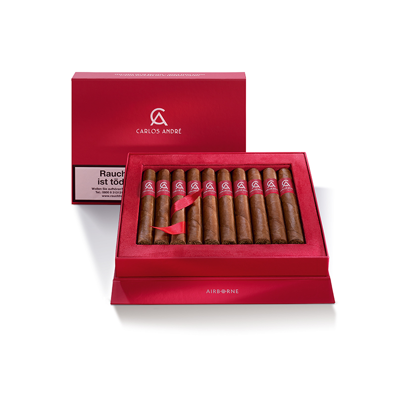 Carlos André Airborne Robusto Zigarren Kiste