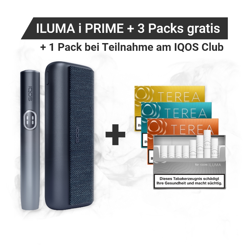 IQOS ILUMA i PRIME Midnight Black + Gratis TEREA Packs