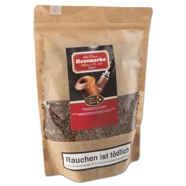 Ermuri-Hausmarke No. 1 / 92 Pfeifentabak Beutel