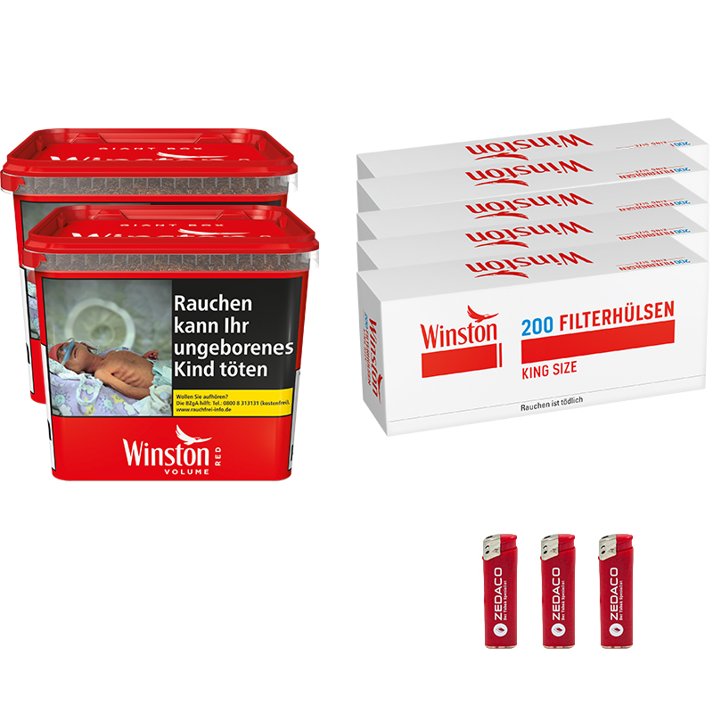 Winston Volumentabak Red Giga Eimer Aktion Large
