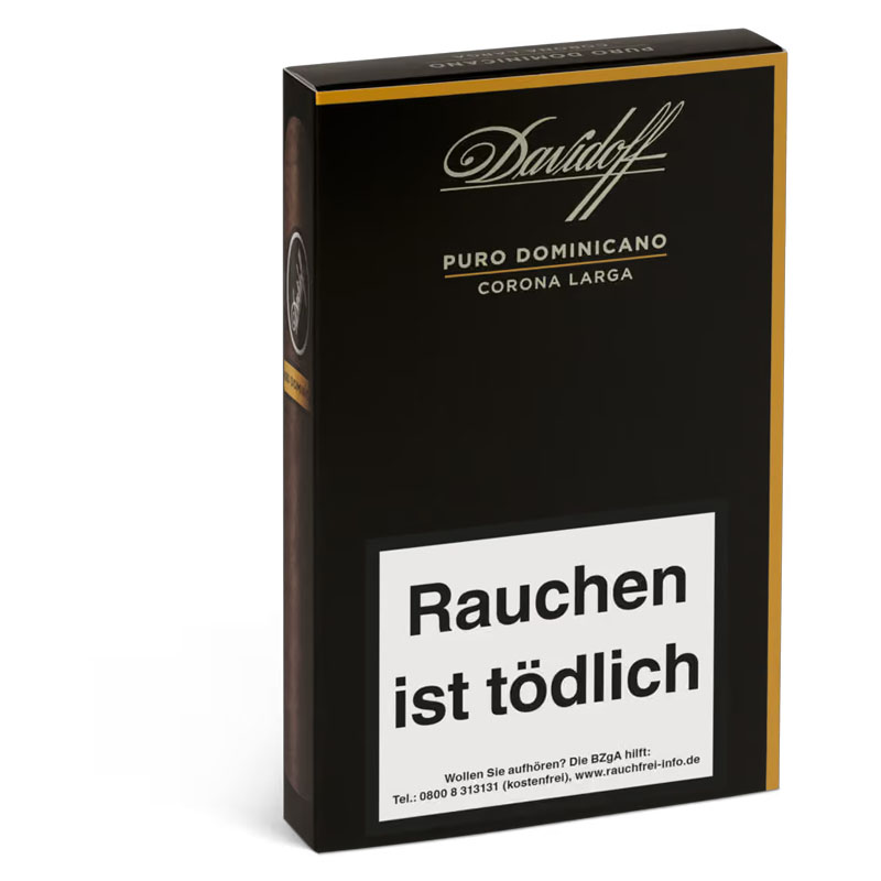 Davidoff Puro Dominicano Corona Larga Zigarren Schachtel