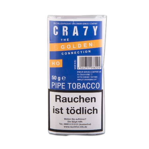 Crazy Golden Pfeifentabak Pouch