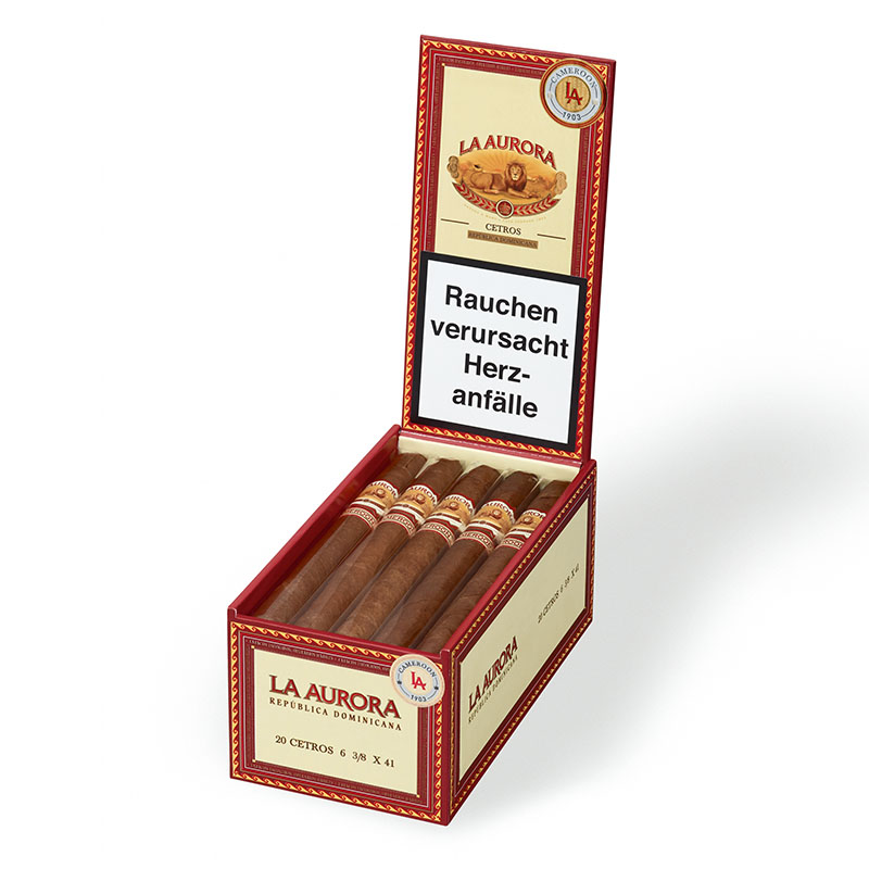 La Aurora 1903 Cameroon Cetros Zigarren Kiste