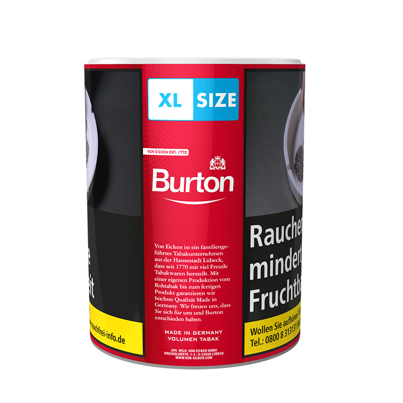 Burton Red Feinschnitt XL Dose