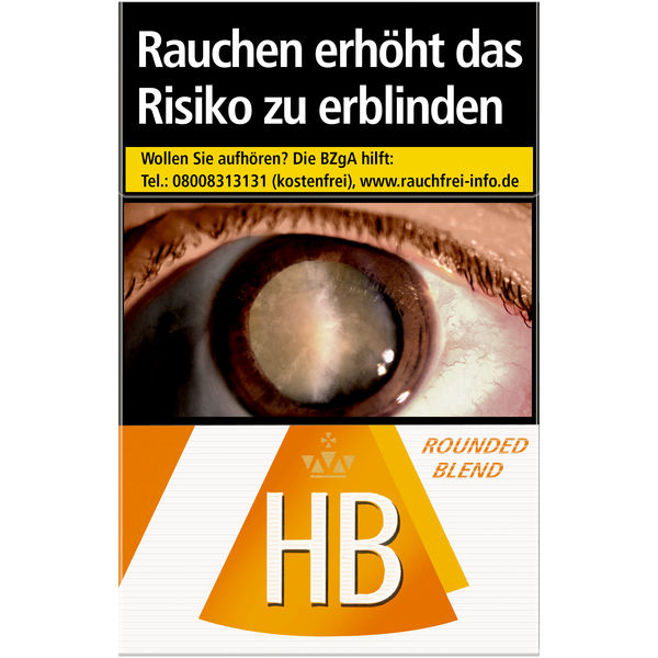 HB Rounded Blend OP Zigaretten Schachtel