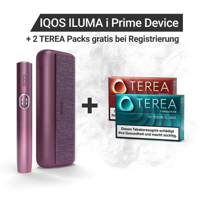 IQOS ILUMA i PRIME Garnet Red + Gratis TEREA Packs