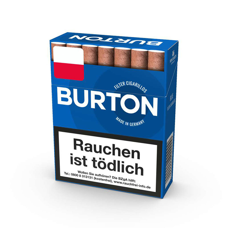 Burton Blue Big Pack Naturdeckblatt Zigarillos