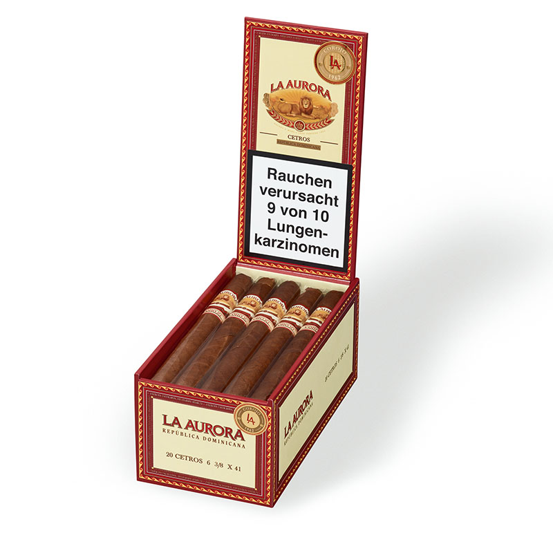 La Aurora 1962 Corojo Cetros Zigarren Kiste