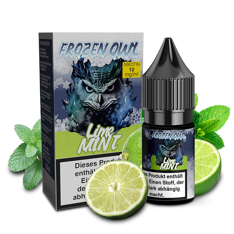 Frozen Owl Lime Mint 10mg Nikotinsalz Liquid