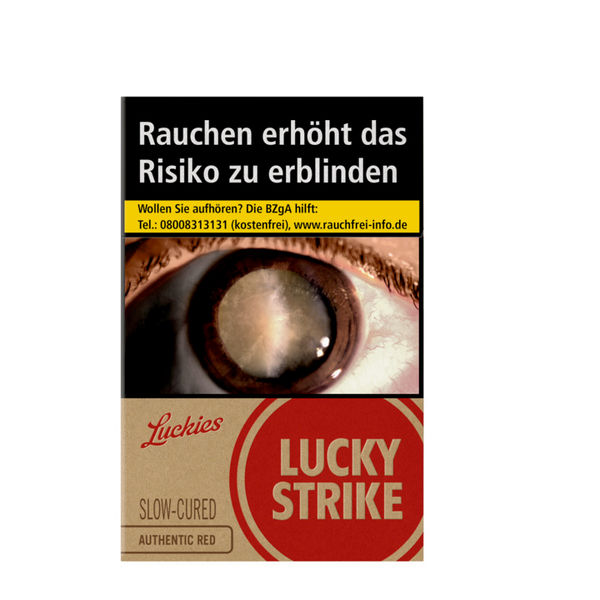 Lucky Strike Authentic Red Original Pack Zigaretten Schachtel