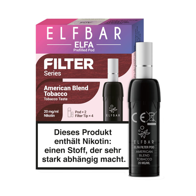 Elfbar Elfa Filter Pod American Blend Tobacco