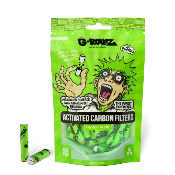 G-Rollz Aktivkohlefilter Grün Beutel