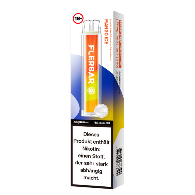 Flerbar Mango Ice 20mg Einweg E-Zigarette