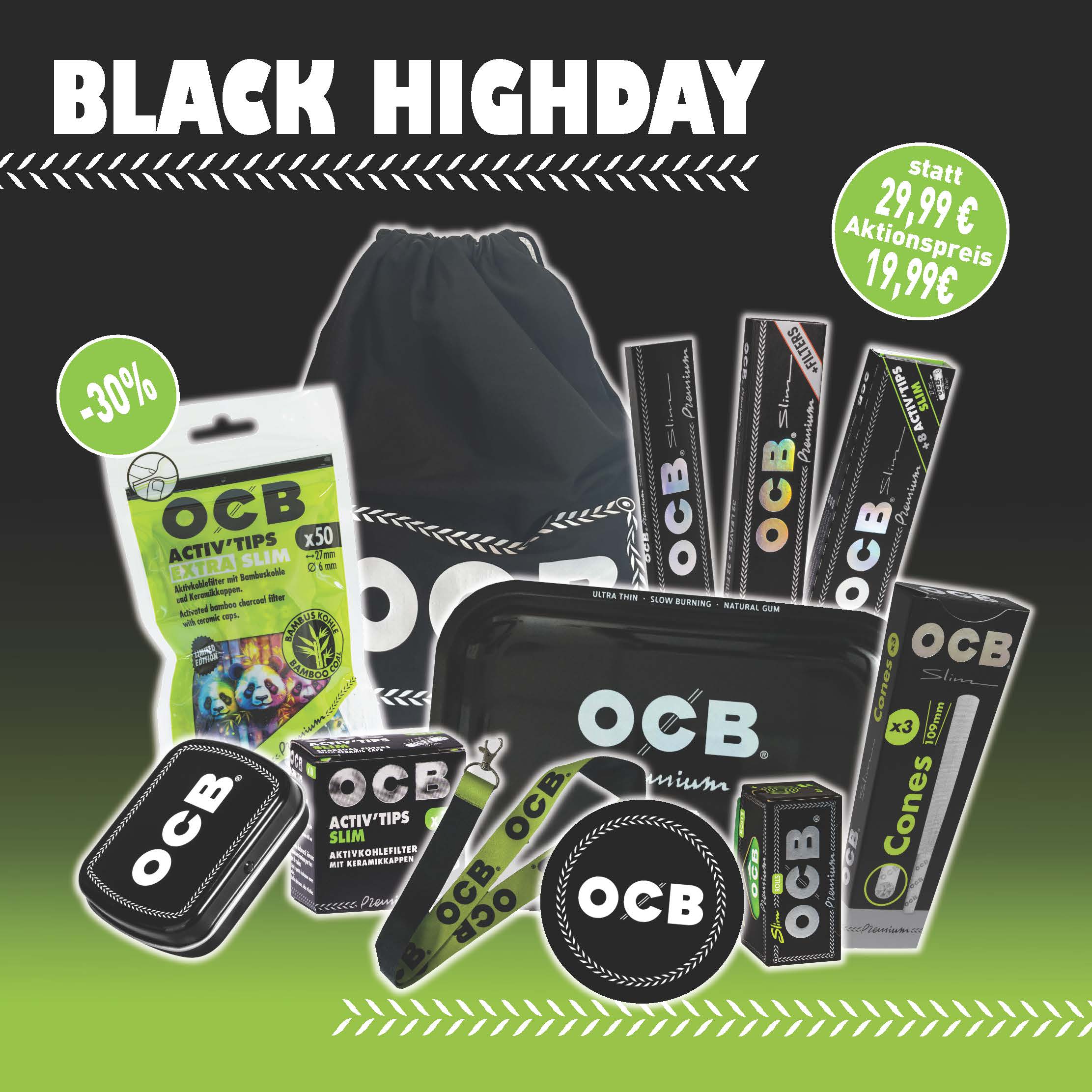 OCB Black Highday Aktionsbundle