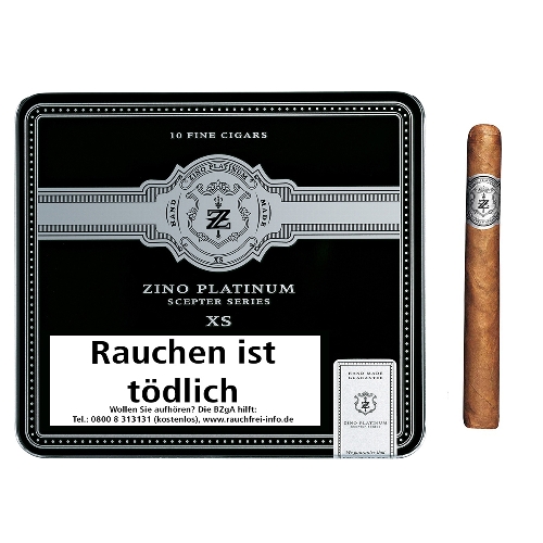 Zino Platinum Scepter Series XS Shortfiller Zigarren 10er Schachtel