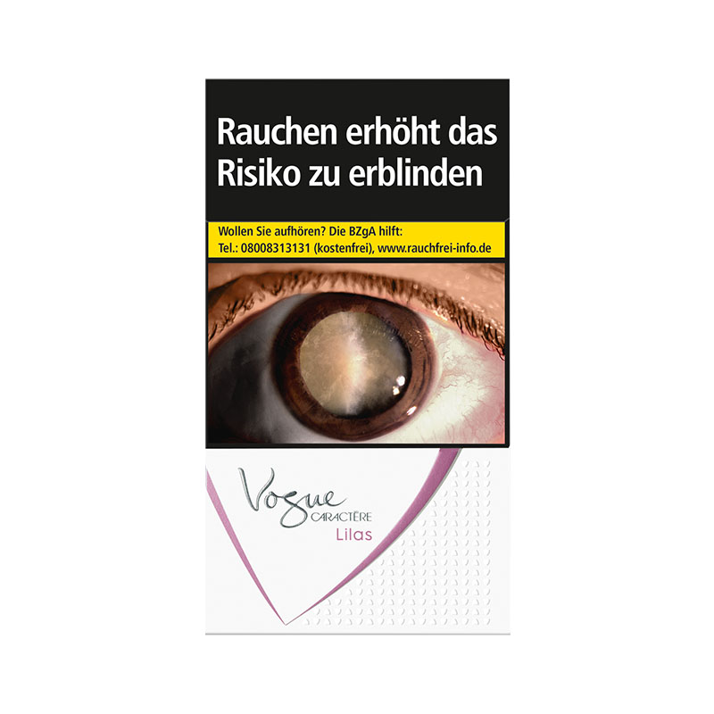 Vogue Charactère Lilas Original Pack Zigaretten Schachtel