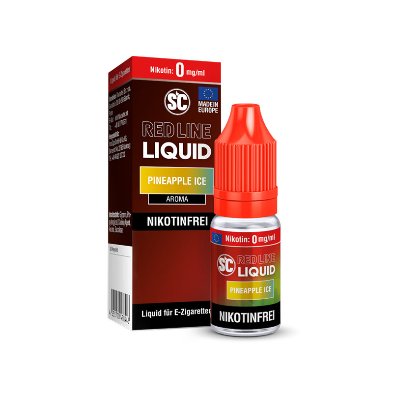 SC Red Line Pineapple Ice Nikotinsalz Liquid 0mg