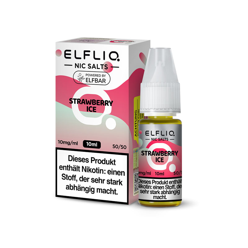 Elfbar Elfliq Strawberry Ice 10mg Nikotinsalz