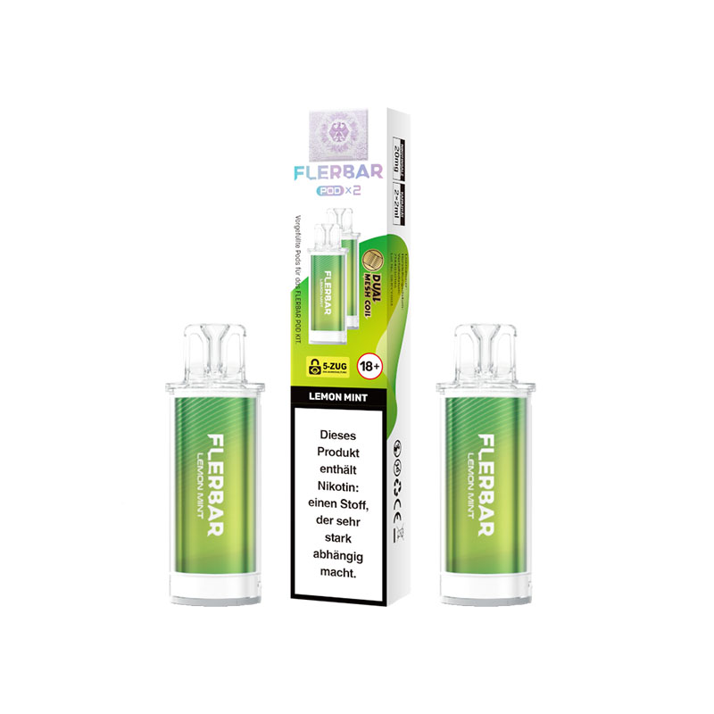 Flerbar Lemon Mint 20mg Prefilled Pods