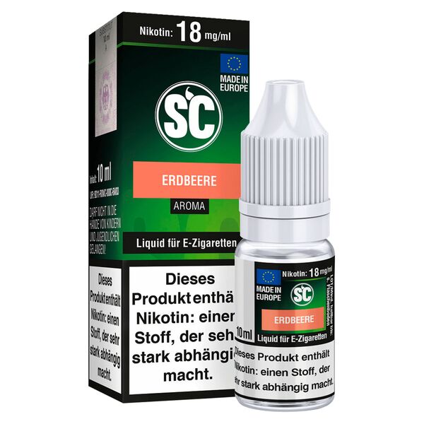 SC Erdbeere 18mg Nikotinsalz Liquid