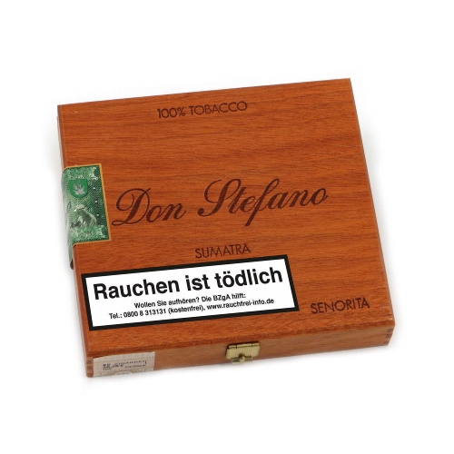 Don Stefano Senorita Sumatra Zigarillos 25er Kiste