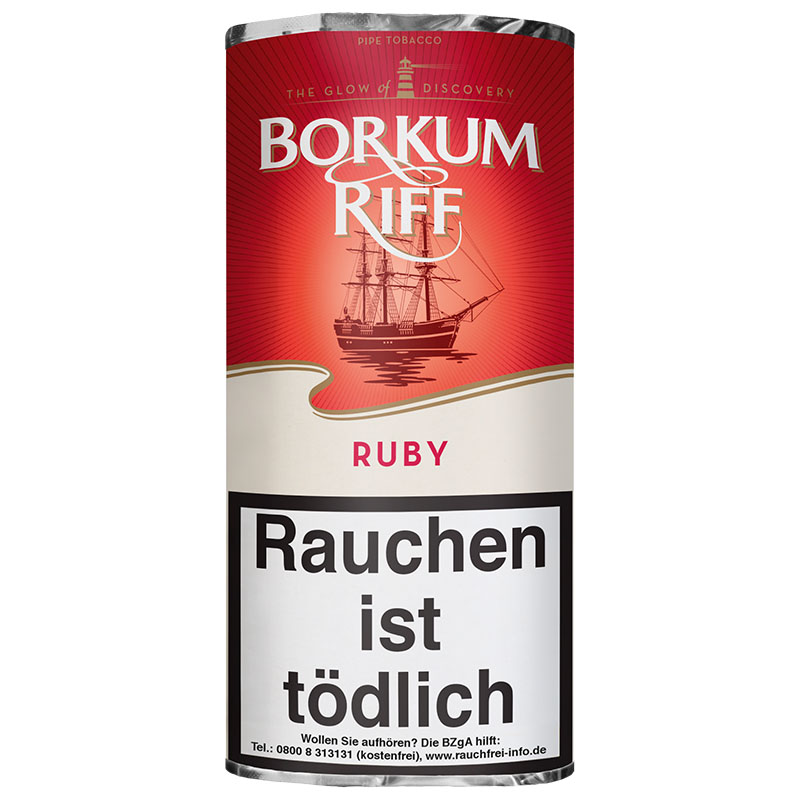 Borkum Riff Ruby Pfeifentabak Pouch