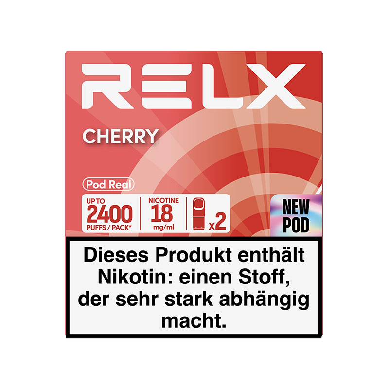 RELX Real Cherry 18mg Prefilled Pods