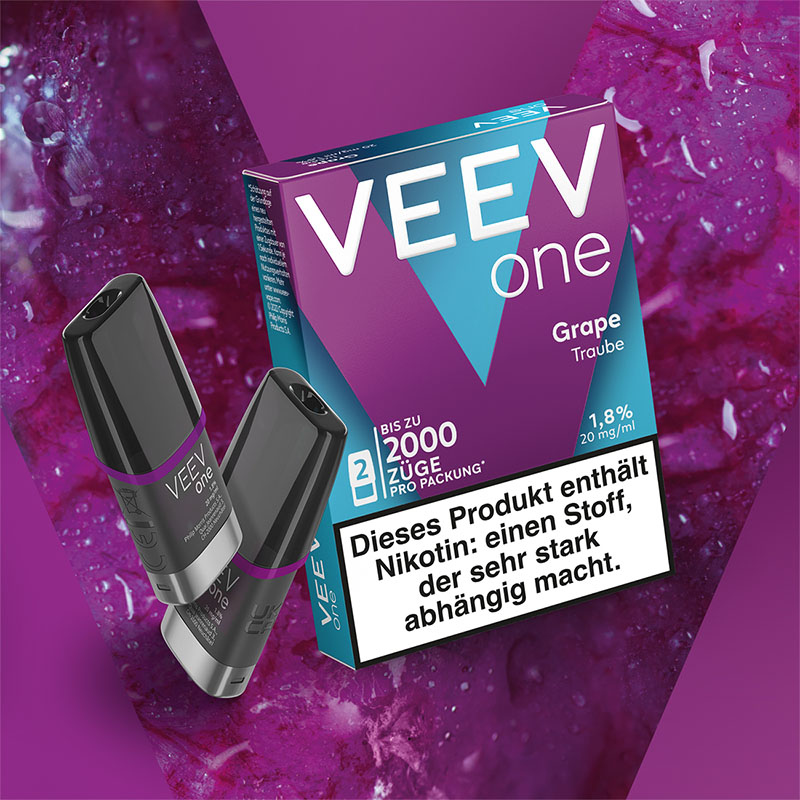 Veev One Grape 20mg Prefilled Pods Flavourcard