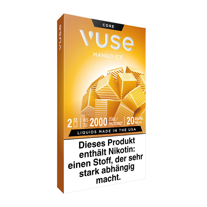Vuse Mango Ice 20mg Prefilled Pods Side