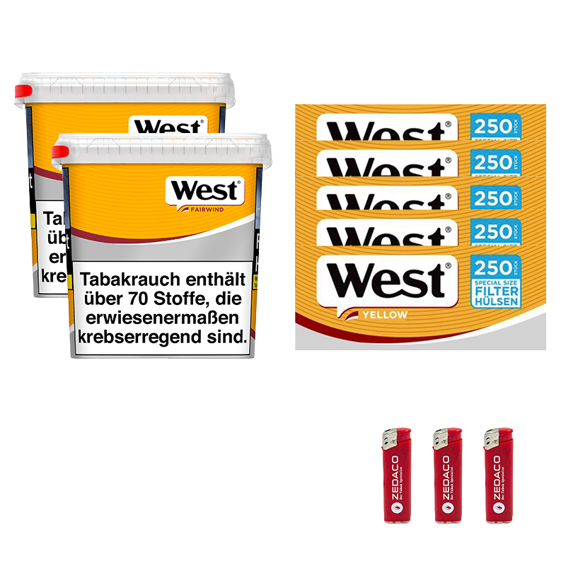 West Volumentabak Yellow Giga Eimer Aktion Large