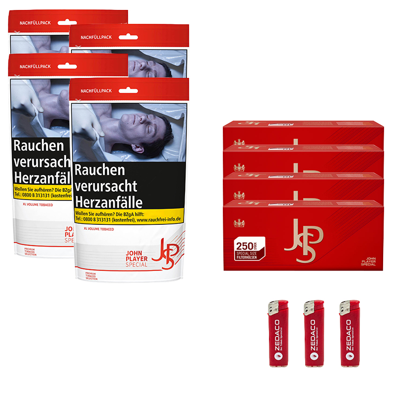 JPS Volumentabak Red XL Beutel Aktion Large Extra Hülsen