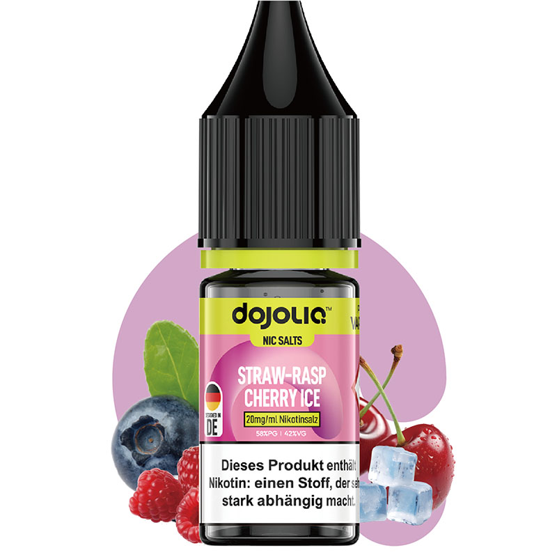 Dojoliq Strawberry Raspberry Cherry Ice 20mg Nikotinsalz Liquid
