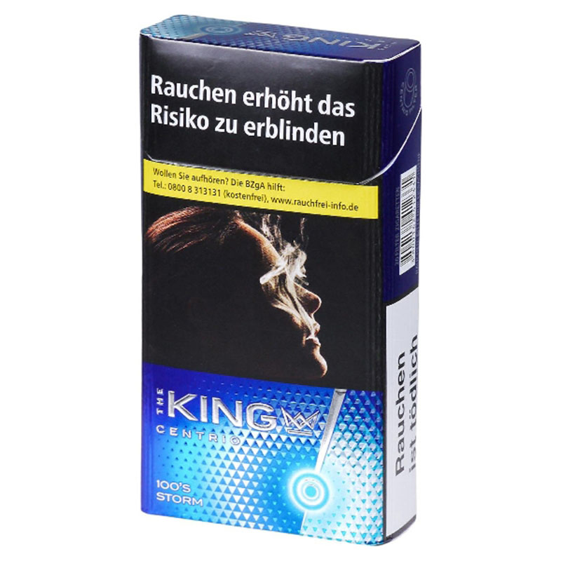 King Centrio Storm 100 Zigaretten Schachtel