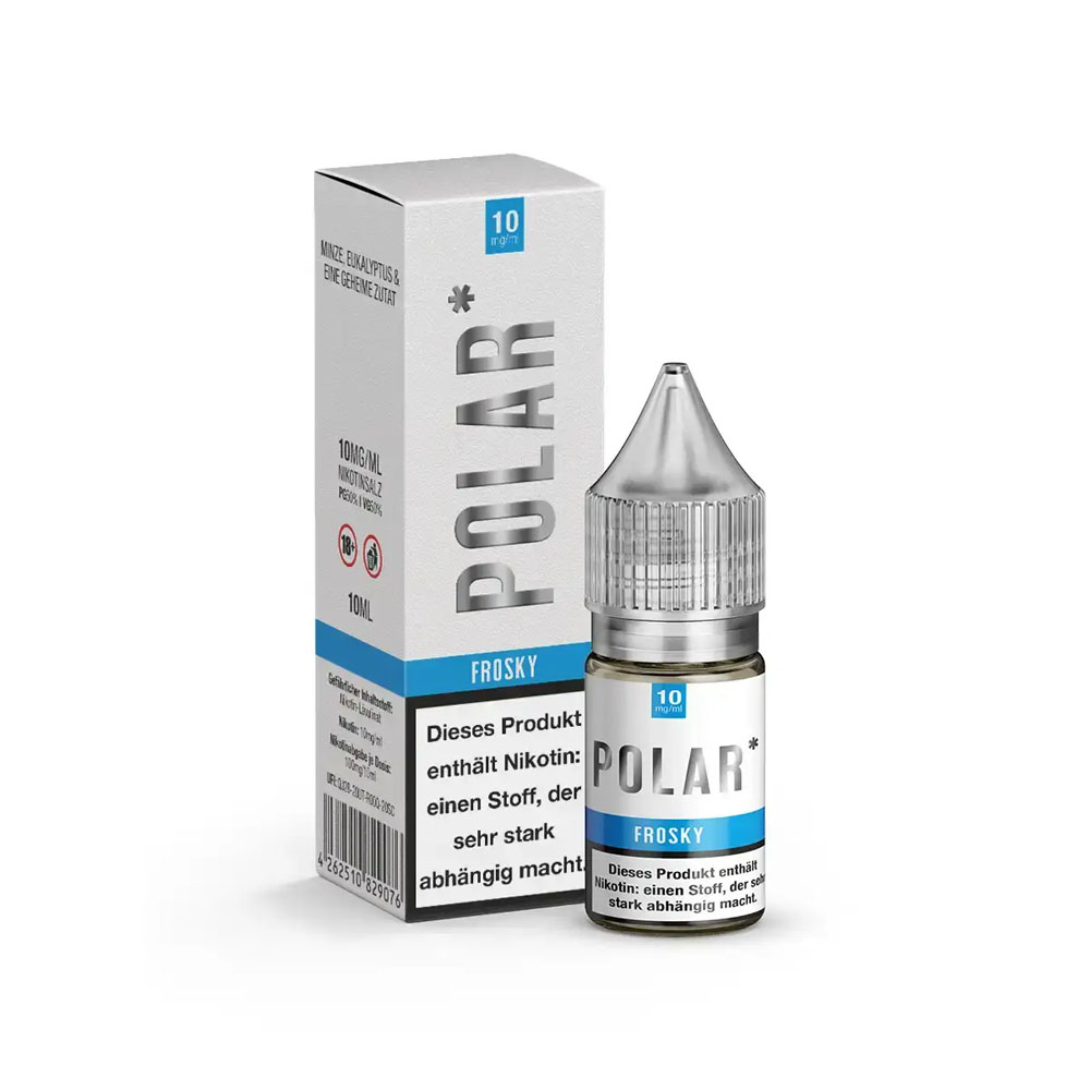 Polar Frosky 10mg Nikotinsalz Liquid Flasche