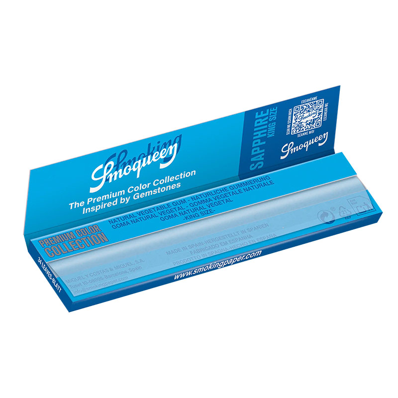 Smoking Smoqueen Sapphire King Size Zigarettenpapier