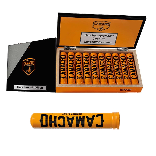 Camacho Connecticut Robusto Tubos Zigarren Kiste